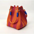 Orange & Fuchsia Stripes