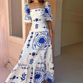 White & Blue