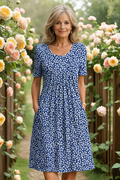 Light blue floral